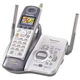 PANASONIC KX-TG5456S 5.8 GHz FHSS GigaRange Cordless Phone with Answering System