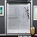 Miseno MSDC6076-ORB Azul 76" High x 60" Wide Semi-Framed Sliding Shower Door with Clear Glass and H2OFF Technology