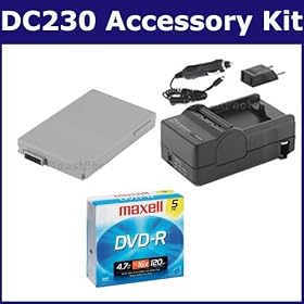Canon DC230 Camcorder Accessory Kit includes: T39918 Tape Media, SDM-176 Charger,... by Synergy