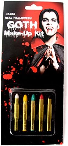 Make-up Crayons,5 Primary Colors,costumes,parties,clown,face Painting,mardi Gras