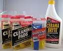 Cerama Bryte Ceramic Cooktop Cleaner (28 oz), Scraper and 9 Cleaning Pads Combo Kit