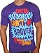 FAMOUS STARS AND STRAPS FSAS Mens T-Shirt Can't Be Broken Cotton Tee Shirt Purple