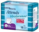 Attends Disposable Adult Underwear, SUPER PLUS