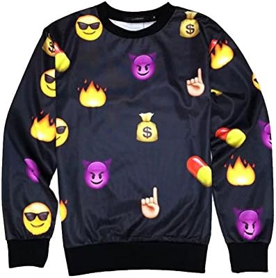 SUNY Emoji Network Expression Sweater Women/Men Sweatshirt