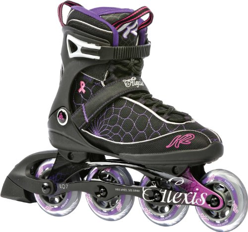 K2 Damen Fitness Skate Alexis, schwarz, EU 39.5, US 8.5