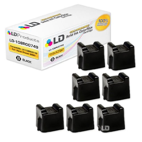 LD © Xerox Phaser 8860 / 8860MFP Compatible Black (7 pack) 108R00749 / 108R749 Solid Ink Cartridge On Sale