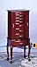 Coaster Traditional Jewelry Armoire Cherry Coaster Traditional Jewelry Armoire Cherry