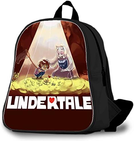 Undertale With Butterfly School Bag / Color Black / Size Medium