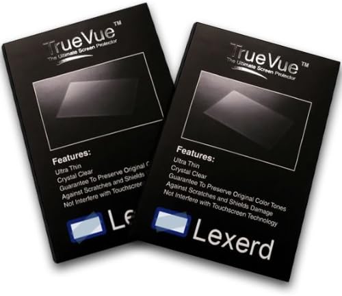 Lexerd - 2015 Volkswagen CC w/RNS 510 TrueVue Anti-glare Navigation Screen Protector (Dual Pack Bundle)