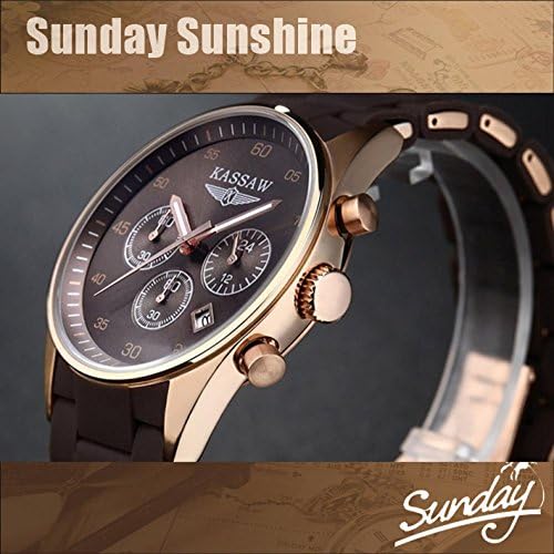 LNTGO Kassaw Fashion Men Quartz Watch Luxury Men Sports Watches Luxury Brand Dive Silicone Watch Male Clock Wristwatch Relogio