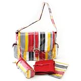 kalencom  Laminated Buckle Bag Paradise stripe gray  マザーズバッグ ポリエステルラミネートコート kc0001-29
