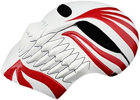 PYSICAL Mardi Gras Masquerade RED Bleach Ichigo Kurosaki Halloween Cosplay Mask