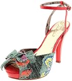 Poetic Licence Women's All Tied Up Ankle-Strap Sandal,Red,8 M US(39 EU)