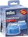 BRAUN Liquide nettoyant Pour rasoir électrique Série Activator, Série Synchro