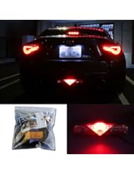Automotive Parts and Accessories: iJDMTOY Super Red 3rd LED Brake Light DIY Conversion Kit For Scion FR-S tC Subaru BRZ Nissan 370Z and more - iJDMTOY Auto Accessories