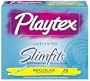 Playtex Slimfits Unscented Tampons, Soft Plastic Applicator, Regular Absorbancy, 20 Count