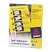 Avery&reg; Clear Self-Adhesive Laminating Sheets, 3mm, 9 x 12, 50 per Box
