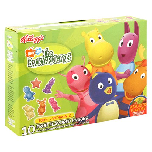 Kellogg's Fruit Snacks, Nickelodeon Backyardigans, 9Ounce Packages