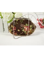 New Anna Sui Vintage Style Victoria Floral Evening Purse Bridesmate Clutch... by 
