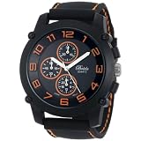 Breda Mens 8135_orange Colton Black Bezel Oran