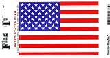 United States Heavy Duty Vinyl Bumper Sticker (3 x 5 Inches)