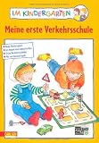 Produkt-Bild: Im Kindergarten: Meine erste Verkehrsschule: Neue F&ouml;rderspiele. An Ampel und Zebrastreifen. Erste Verkehrsschilder. Mit viel Ausmal-Spa&szlig;