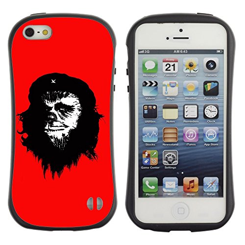 Apple Iphone 5 / 5S - iFace Series Soft Tpu Skin Bumper Case Cover (Funny Rebel Chebacca)