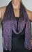 Metallic Mesh Scarf (PURPLE MULTI)