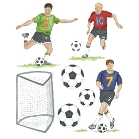 Instant Murals Soccer Wall Transfer Stickers