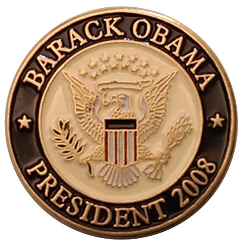 Barack Obama President 2008 Seal Lapel Pin/Hat Tac