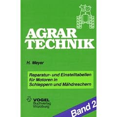 Reparatur- und Einstelltabellen f�r Motoren in Schleppern und M�hdreschern: Motoren 1965-1970: BD 2