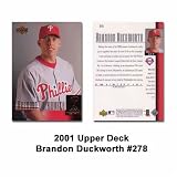 2001 Upper Deck Bradon Duckworth Rookie Card