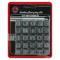 The Leather Factory Easy-To-Do Series Stamp Set - Fancy Alphabet (3/8")