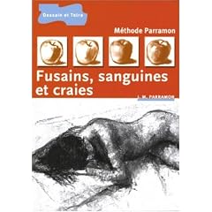 Fusains, sanguines et craies