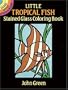 Little Tropical Fish Stained Glass Coloring Book (Dover Stained Glass Coloring Book)