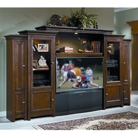 Entertainment Center Furniture - Columbia 5pc Entertainment Center Set - Encore Home... by APA Marketing