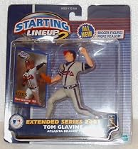Tom Glavine 2001 Starting Lineup ; Extended Series; Atlanta Braves; Action Figure