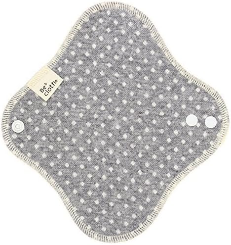Sanitary Towel：be＊cloth Napkin Liner(color : Gray Dot . 12 Pieces)(布ナプキンライナー、12枚) by Chinoshio