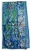 YSSP 63 x 17 inches 100% Silk Scarf Van Gogh and Claude Monets Paintings Fashion Silk Scarf Premium Shawl Wrap Art (Claude Monet's Water Lilies)
