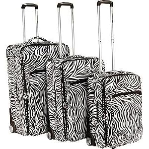 Buy CalPak Safari Expandable 3 Piece Luggage Set Luggage Sets, Black by CalPak