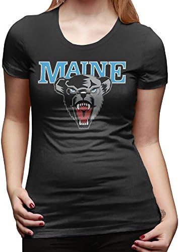 GBABY3 Women's Tee Shirt University Of Maine Black Size L
