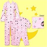 Papa Bear Poodles Pink Flannel Lounge Sets