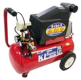 オイルレスエアーコンプレッサー2.0馬力36リッター ACL-2036