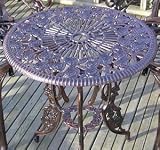 Rose Round 60cm Cast Aluminium Antique Bronze Table