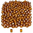 50g Topaz Lampwork White Heart Glass Beads Approx 152