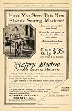 Big Save  1917 Ad Western Electric Portable Sewing Machine WWI - Original Print Ad