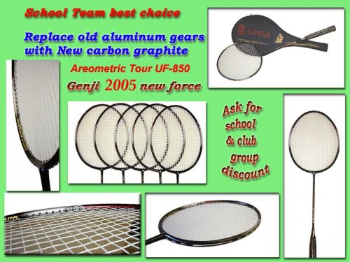 Genji 100% Carbon Graphite badminton racket