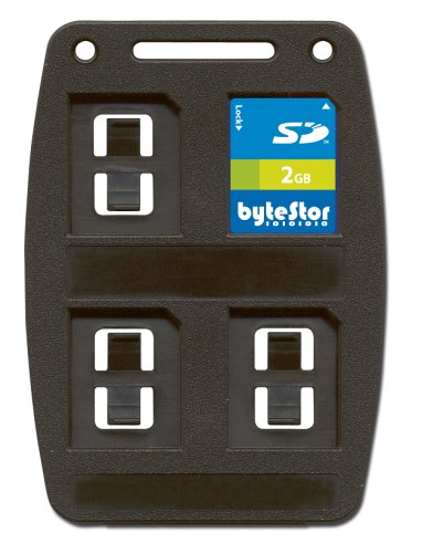 ByteStor 2GB SD with Free ¿Card Caddy¿.