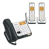 AT&T Corded/Dual Cordless DECT 6.0 Phone Digital Answering System - AT&T CL84209
