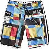 Review SWELL  / ALLYANCE MADRASCOPE BOARDSHORT BROWN 36W